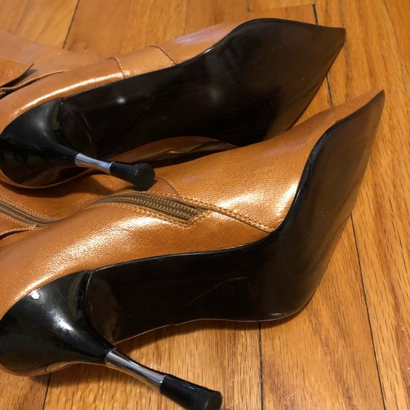 Bronx leather bow boots 38 B (7.5 US) - Picture 3 of 6